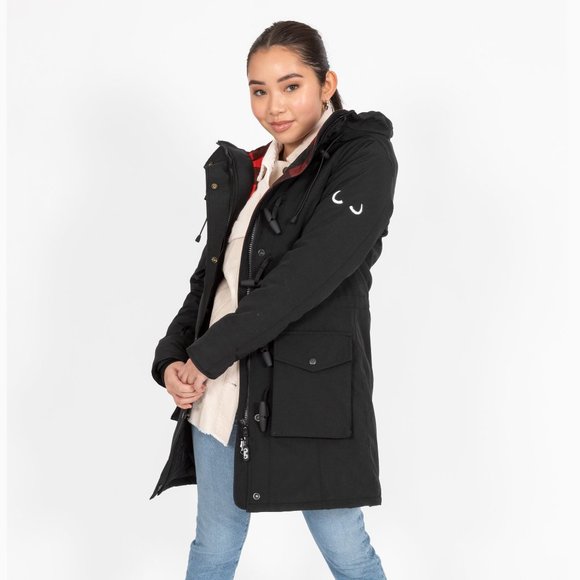 Like New Women’s Wuxly (previously Wully) Vegan Doe Parka - Picture 2 of 9